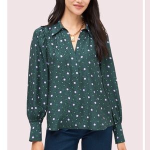Kate Spade Pop Dots Blouse